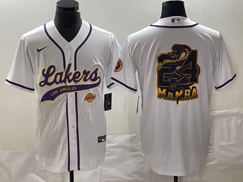Men Los Angeles Lakers #24 Bryant white 2024 NBA Jersey2024112001->los angeles lakers->NBA Jersey